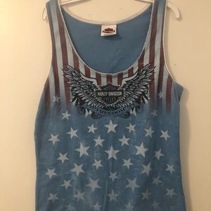 Harley Davidson tank.